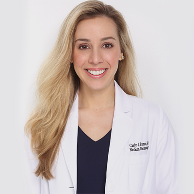 Modern Dermatology Physician Dr Carly Roman Board-Certified Dermatologist